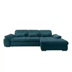 Möbelix Ecksofa mit Bettkasten Rigatti Petrol S: 314x184 cm Angebot