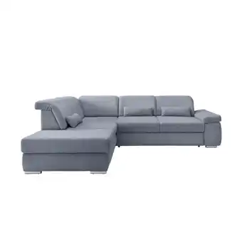 Möbelix Ecksofa inkl. Bettkasten Milian Hellblau, S: 250x297 cm Angebot