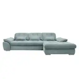 Möbelix Ecksofa mit Bettkasten Rigatti Blau S: 314x184 cm Angebot