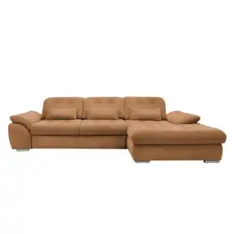 Möbelix Ecksofa mit Bettkasten Rigatti Currygelb S: 314x184cm Angebot