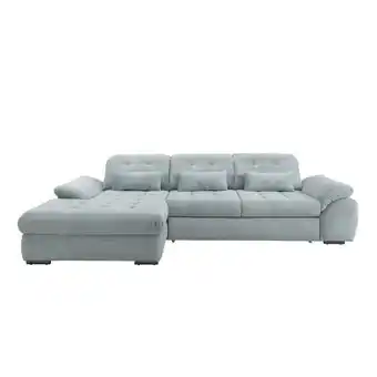 Möbelix Ecksofa mit Bettkasten Rigatti Blau S: 184x314 cm Angebot