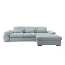 Möbelix Ecksofa mit Bettkasten Rigatti Hellblau S: 314x184 cm Angebot