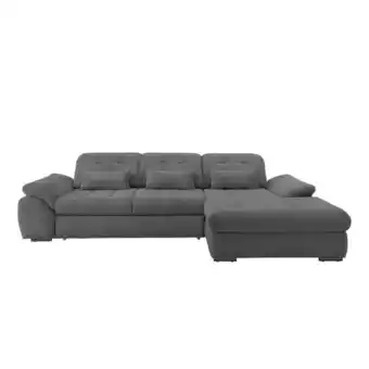 Möbelix Ecksofa mit Bettkasten Rigatti Grau S: 314x184 cm Angebot