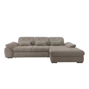 Möbelix Ecksofa mit Bettkasten Rigatti Graubraun S: 314x184cm Angebot