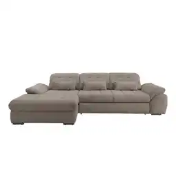 Möbelix Ecksofa mit Bettkasten Rigatti Graubraun S: 184x314cm Angebot