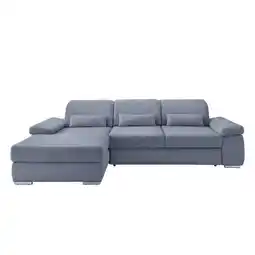 Möbelix Ecksofa inkl. Bettkasten Milian Hellblau,s: 188x295 cm Angebot