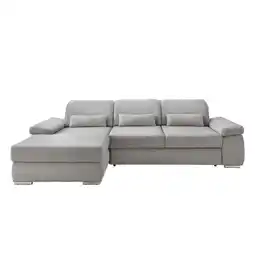 Möbelix Ecksofa inkl. Bettkasten Milian Siberfarben,s:188x295cm Angebot