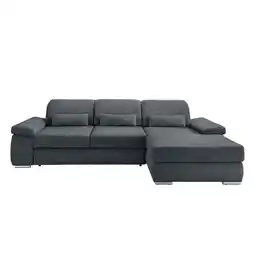 Möbelix Ecksofa inkl. Bettkasten Milian Anthrazit,s: 295x188 cm Angebot