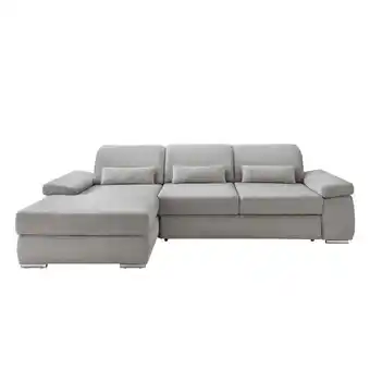 Möbelix Ecksofa Milian Silber, S: 188x295 cm Angebot