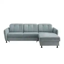 Möbelix Ecksofa Minori Chenille Mintgrün, S: 267x184 cm Angebot