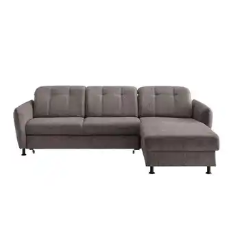 Möbelix Ecksofa Minori Chenille Graubraun, S: 267x184 cm Angebot