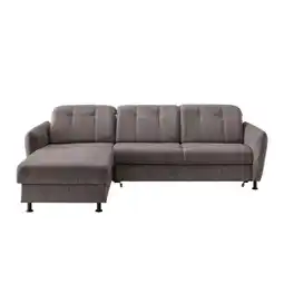 Möbelix Ecksofa Minori Chenille Graubraun, S: 184x267 cm Angebot