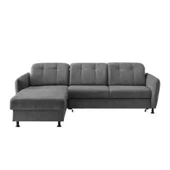 Möbelix Ecksofa Minori Chenille Anthrazit, S: 184x267 cm Angebot