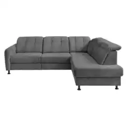 Möbelix Ecksofa Minori Chenille Anthrazit, S: 270x198 cm Angebot