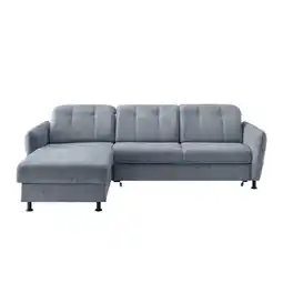 Möbelix Ecksofa Minori Chenille Hellblau, S: 184x267 cm Angebot