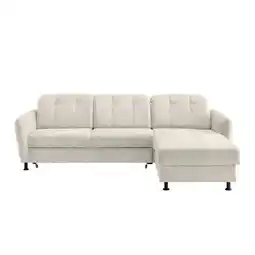 Möbelix Ecksofa Minori Chenille Beige, S: 267x184 cm Angebot