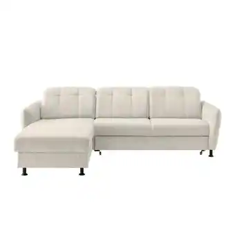 Möbelix Ecksofa Minori Chenille Beige, S: 184x267 cm Angebot