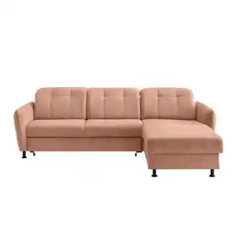 Möbelix Ecksofa Minori Chenille Koralle, S: 267x184 cm Angebot