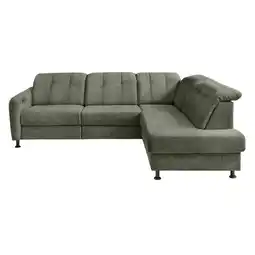 Möbelix Ecksofa Minori Chenille Dunkelgrün, S: 270x198 cm Angebot