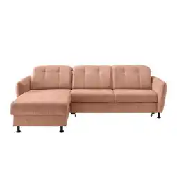 Möbelix Ecksofa Minori Chenille Koralle, S: 184x267 cm Angebot