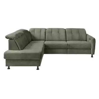 Möbelix Ecksofa Minori Chenille Dunkelgrün, S: 198x270 cm Angebot