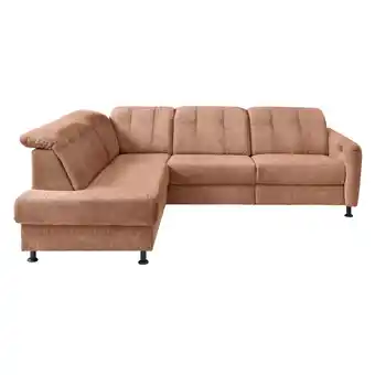 Möbelix Ecksofa Minori Chenille Koralle, S: 198x270 cm Angebot