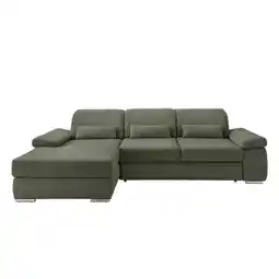 Möbelix Ecksofa Milian Dunkelgrün,s:188x295 cm Angebot