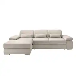 Möbelix Ecksofa Milian Beige, S: 188x295 cm Angebot