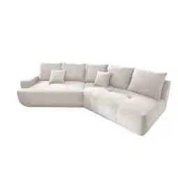 Möbelix Big Sofa Fertilia Bouclé Weiß, B: 323 cm Angebot