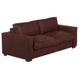 Möbelix Schlafsofa Texas Braun Anilinleder, B: 203 cm Angebot