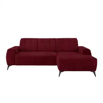 Möbelix Ecksofa mit USB-Anschluss Sano, Bordeaux, S: 258x180 cm Angebot