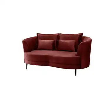 Möbelix 2-Sitzer-Sofa Koralle Velours, Rücken Echt B: 179 cm Angebot