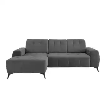 Möbelix Ecksofa mit USB Anschluss Sano, Anthrazit, S: 180x258 cm Angebot