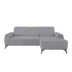 Möbelix Ecksofa mit USB Anschluss Sano, Hellgrau, S: 258x180 cm Angebot