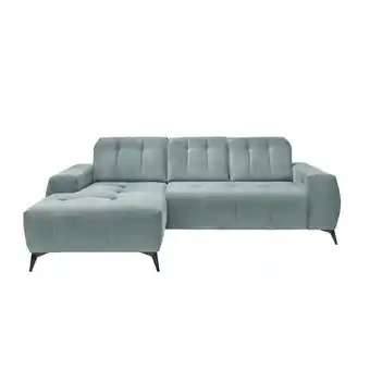 Möbelix Ecksofa mit USB Anschluss Sano, Hellblau, S: 180x258 cm Angebot