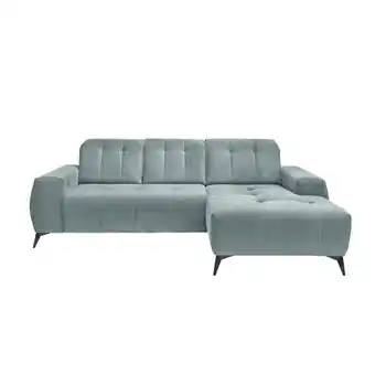 Möbelix Ecksofa mit USB Anschluss Sano, Hellblau, S: 258x180 cm Angebot