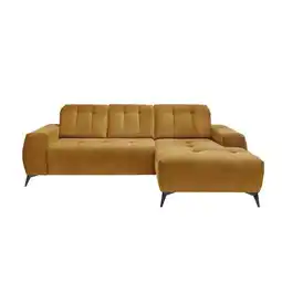 Möbelix Ecksofa mit USB Anschluss Sano, Goldfarben,s: 258x180 cm Angebot