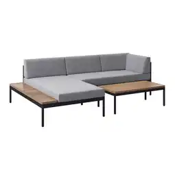 Möbelix Loungegarnitur 3-Tlg Casablanca Holz/Metall +kissen Angebot