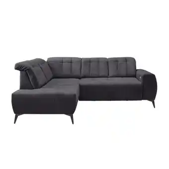 Möbelix Ecksofa mit USB Anschluss Sano, Anthrazit, S: 200x261 cm Angebot