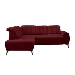 Möbelix Ecksofa mit USB Anschluss Sano, Bordeaux, S: 200x261 cm Angebot