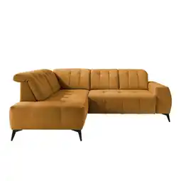 Möbelix Ecksofa mit USB Anschluss Sano, Goldfarben,s: 200x261 cm Angebot