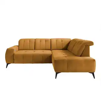 Möbelix Ecksofa mit USB Anschluss Sano, Goldfarben,s: 261x200 cm Angebot