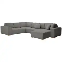 Möbelix Wohnlandschaft Vouge Grau U: 283x371x208 cm Angebot