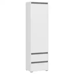 Möbelix Garderobenschrank Torino Weiß/Grau B: 76 cm Angebot