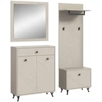 Möbelix Garderobe Notes Sandbeige B: 195 cm Angebot