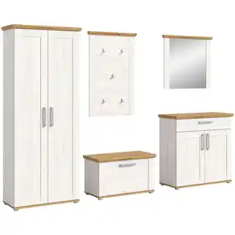 Möbelix Garderobe Verona 5-Teilig Lärche B: 276 cm Angebot