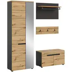 Möbelix Garderobe Canu Eiche Artisan B: 160 cm Angebot