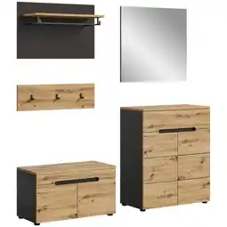 Möbelix Garderobe Canu Eiche Artisan B: 175 cm Angebot