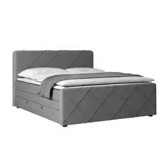 Möbelix Boxspringbett Cordoba Weiß inkl.bettkasten, L: 180 cm Angebot
