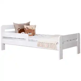 Möbelix Bett Bennet Weiß inkl. Matratze, Rollrost, 90x200 cm Angebot